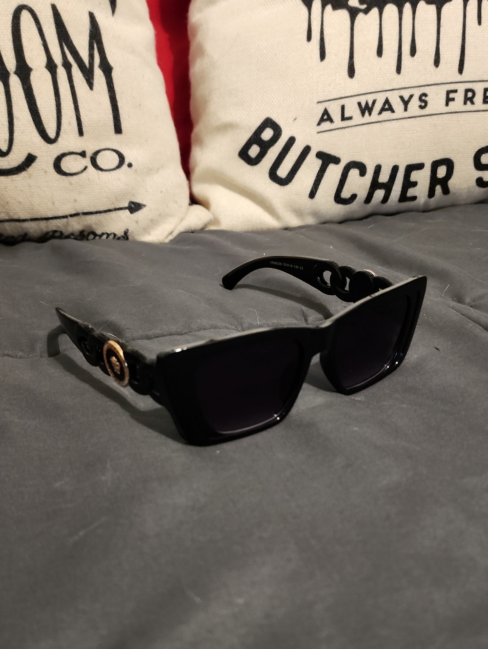 Authentic Versace Unisex Black Sunglasses